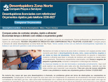 Tablet Screenshot of desentupidorazonanorte.net